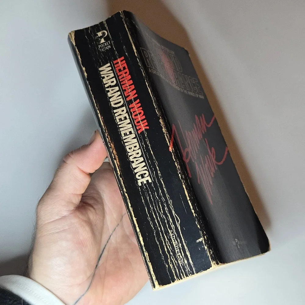VTG 1980 War And Remembrance Herman Wouk Pocket Books Paperback USA WWII GUC 80s